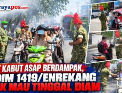 Saat Kabut Asap Berdampak, Kodim 1419/Enrekang Tak Mau Tinggal Diam