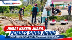 Jumat Bersih Juara, Pemdes Sindu Agung Jaga Kebersihan dan Keamanan Lingkungan