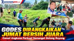 GODES Dirangkaikan Jumat Bersih Juara, Camat Angkona Perkuat Semangat Gotong Royong