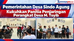 Pemerintahan Desa Sindo Agung Kukuhkan Panitia Penjaringan Perangkat Desa M. Toyib