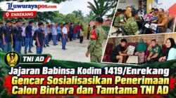 ‎Jajaran Babinsa Kodim 1419/Enrekang Gencar Sosialisasikan Penerimaan Calon Bintara dan Tamtama TNI AD