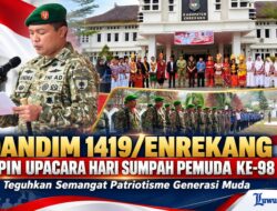 ‎Dandim 1419/Enrekang Pimpin Upacara Hari Sumpah Pemuda ke-98, Teguhkan Semangat Patriotisme Generasi Muda