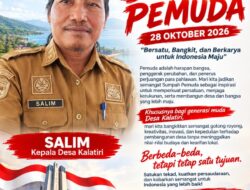 Hari Sumpah Pemuda 2026, Kades Kalatiri Ajak Generasi Muda Perkuat Persatuan dan Bangun Desa
