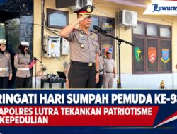 Peringati Hari Sumpah Pemuda ke-98, Wakapolres Luwu Utara Tekankan Patriotisme dan Kepedulian