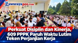 ‎Perkuat Disiplin dan Kinerja, 609 PPPK Paruh Waktu Lutim Teken Perjanjian Kerja
