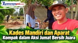 Kades Mandiri dan Aparat Kompak dalam Aksi Jumat Bersih Juara
