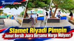 Slamet Riyadi Pimpin Jumat Bersih Juara Bersama Warga Mulyasri
