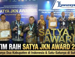 Hanya Dua Kabupaten di Indonesia dan Satu-Satunya di Sulsel, Lutim Raih Satya JKN Award 2026