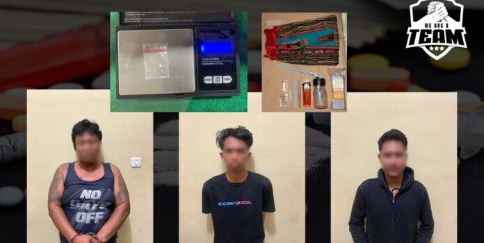 Diduga Terlibat Peredaran Narkoba, Tiga Orang Ditangkap di Tomoni Luwu Timur