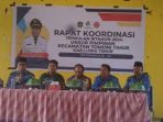 Camat Tomoni Timur Pimpin Langsung Rapat Koordinasi TW III 2024