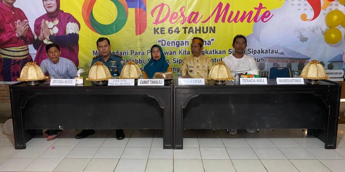 Hari jadi Desa Munte Yang Ke64 di rangkaikan dengan peringatan hari Pahlawan Nasional yang ke79 Tahun