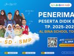AL BINA SCHOOL TOMONI Secara Resmi Membuka Penerimaan Peserta Didik Baru (PPDB) Tahun Pelajaran 2025 – 2026.