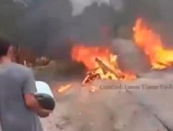 Satu Unit Motor Pelansir BBM Memuat 213 Liter Pertalite Hangus Terbakar