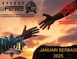JANUARI BERBAGI” AKSI SOSIAL FERADI WPI, KAWAN JARI, PMBI, SUBUR JAYA LAWFIRM DI AWAL TAHUN 2025