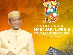 Patahuddin Ajak Bumikan Semangat Wija To Luwu di Puncak HJL ke-757 dan HPRL ke-79