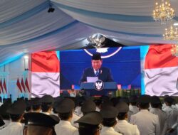 Presiden Prabowo Lantik Serentak 961 Kepala Daerah di Istana Kepresidenan, Termasuk Bupati dan Wakil Bupati Luwu Timur.