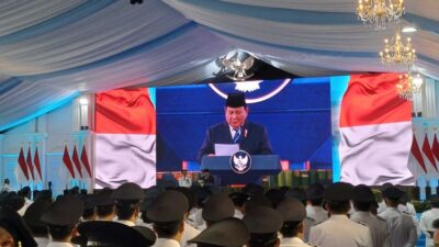 Presiden Prabowo Lantik Serentak 961 Kepala Daerah di Istana Kepresidenan, Termasuk Bupati dan Wakil Bupati Luwu Timur.