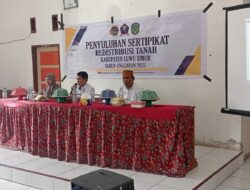 Penyuluhan Redistribusi Tanah Tahun Anggaran 2025 Desa Tabaroge.