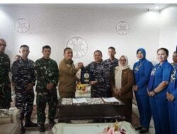 BUPATI DAN WABUP LUWU TIMUR TERIMA KUNKER DANLANTAMAL VI MAKASSAR