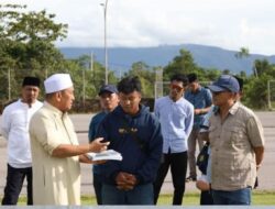 BUPATI IRWAN BACHRI SYAM, TINJAU AREA STADION DAN GEDUNG PEMUDA UNTUK PERBAIKAN INFRASTRUKTUR