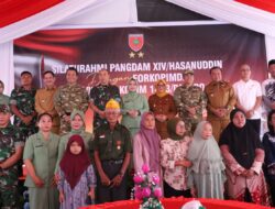 Wabup Lutim Hadiri Kunjungan Pangdam XIV/Hasanuddin di Kodim 1403/Palopo