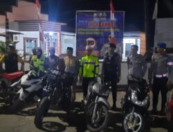 Polisi Gelar Razia Knalpot Brong di Towuti, 10 Motor Diamankan