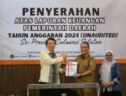 Lutim Serahkan LKPD 2024, Bupati Irwan Optimis Raih Opini WTP