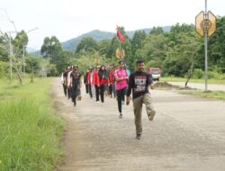 Satpol PP Lutim Matangkan Latihan Defile Jelang Apel Gelar Pasukan Tingkat Provinsi