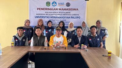 Camat Tomoni Timur Terima Mahasiswa KKN Tematik Unismuh Palopo Angkatan VII