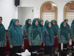 TP PKK Lutim Hadiri Rapat Penyamaan Persepsi Pengurus se Sulsel Secara Virtual