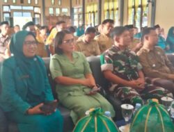 Ketua TP-PKK Luwu Timur, Danramil 1403-14/Mangkutana Menghadiri Pelantikan dan Pengukuhan Ketua TP-PKK Kecamatan Mangkutana