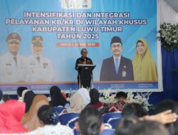 Bahri Suli Buka Kegiatan Intensifikasi dan Integrasi Pelayanan KB/KR di Wilayah Lutim