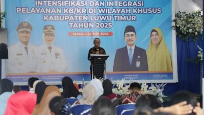 Bahri Suli Buka Kegiatan Intensifikasi dan Integrasi Pelayanan KB/KR di Wilayah Lutim