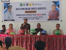 Terobosan Ekonomi Lokal: Desa Tabaroge Bentuk Koperasi Merah Putih, Siap Angkat Kesejahteraan Warga