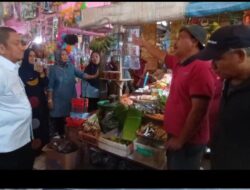 Tindak Lanjut Rapat Bersama Pedagang, Bupati Irwan Cek Kondisi Pasar Malindungi