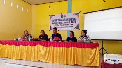 Desa Rante Mario Gelar Musyawarah Indeks Desa 2025, Wujudkan Pembangunan Partisipatif