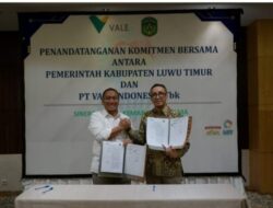 TANDA TANGAN KESEPAKATAN,PEMKAB LUTIM BERSAMA PT.VALE LANGKAH AWAL MENUJU KEADILAN EKONOMI BAGI MASYARAKAT LUTIM.
