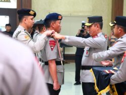 Kapolda Sulsel Pimpin Upacara Sertijab dan Pelantikan Pejabat Utama serta Kapolres Jajaran Polda Sulsel