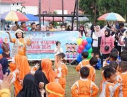 TK se-Malili Meriahkan Perayaan HAN Melalui Senam Pagi Ceria