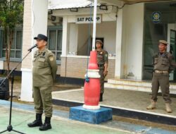 Pimpin Apel Gelar Pasukan Satpol PP, Bupati Tegaskan Nasionalisme dan Ketertiban