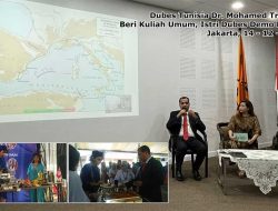 Dubes Tunisia Dr. Mohamed Trabelsi Beri Kuliah Umum di Institut Pariwisata Trisaksi, Istri Dubes Demo Masak